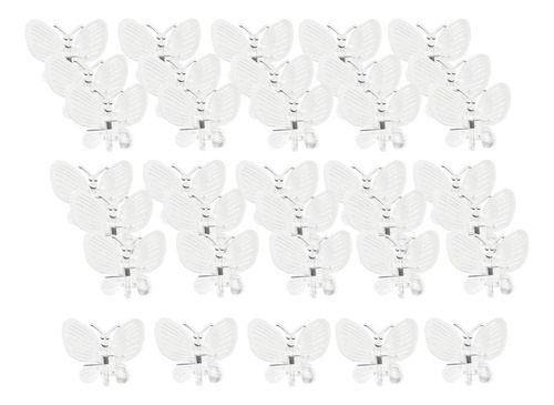 50pcs Clips Vine Clips Instalação Fácil, Clara, Suporte