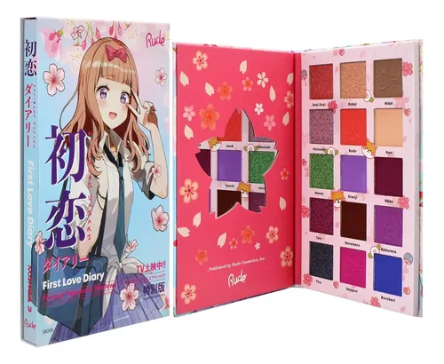 Colección Manga Paleta De Pigmentos Y Sombras Prensados