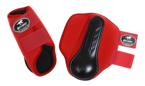Kit Caneleira E Cloche Boots Horse Vemelha 25850