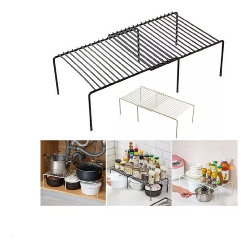 Repisa Organizadora De Hierro Extensible Cocina   