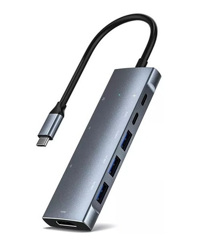 Hub Usb-c Adaptador Multipuerto 9 En 1 Entrega Energia 100w