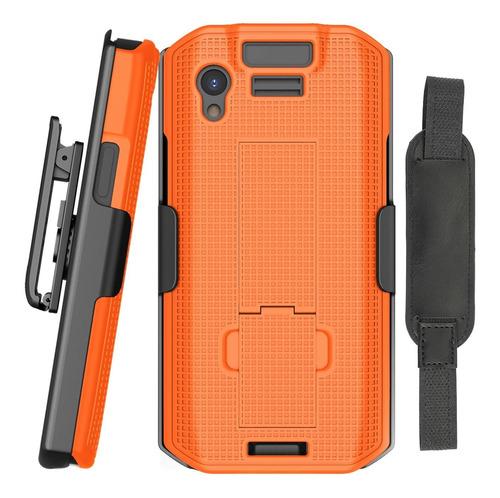 Combo Funda + Correa Mano Clip Cinturon Para Escaner Movil