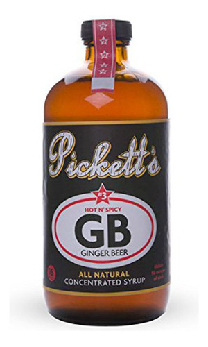 Picketts Hot N - Jarabe Concentrado De Cerveza De Jengibre P