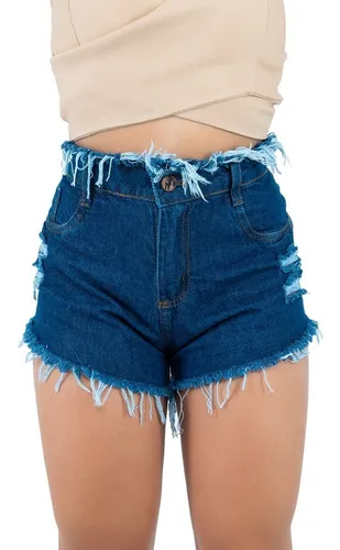 Short com hotsell varios botoes