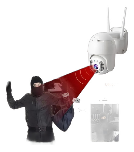 Camara Ip Wifi Exterior Vision Nocturna 2 Mp Zoom