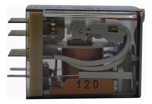 Rele Con Led 120vca 4p2t 10amp Finder 553481200054