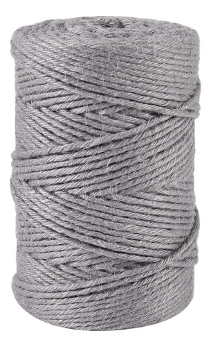 Cordel Gris De 3mm, 328 Pies De Cuerda De Yute Fuerte J...