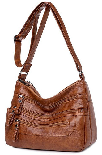 Bandolera De Viaje Pu Satchel Bag Para Mujer