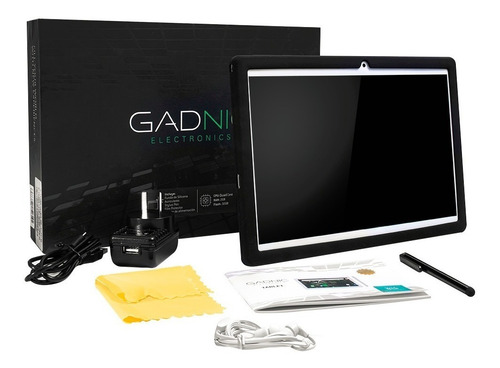 Imagen 4 de 9 de Tablet con funda Gadnic TAB024DK 10.1" con red móvil 32GB blanca/plateada y 2GB de memoria RAM