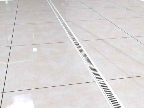 Kit 2 Ralo Linear 10x100 Cm Grelha Aluminio (modular 50cm)