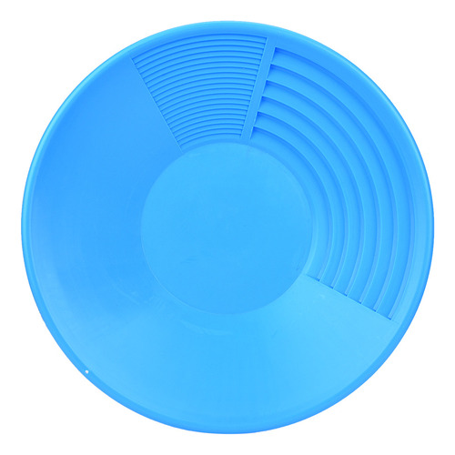 Herramienta De Lavado Gold Pan Plastic Blue Dual Riffles Par