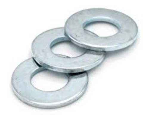 M8 Arandela Rondana Plana Sae Zinc Galv 400 Piezas