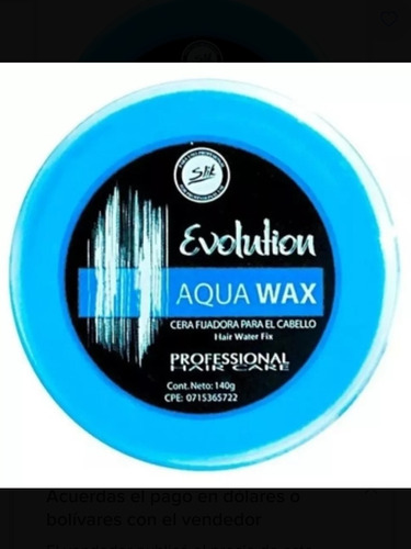 Cera Aqua Wax 140g 