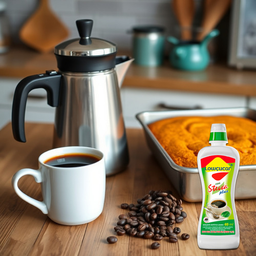 Adoçante Líquido Com Stevia Diet Lowçucar 65ml - Kit Com 12