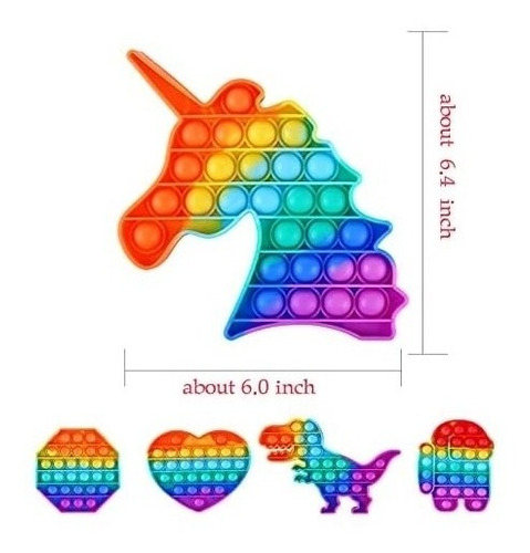 Imagen 2 de 7 de Juego De Juguetes Sensoriales Veggicy Pop Fidget, Juego De Y