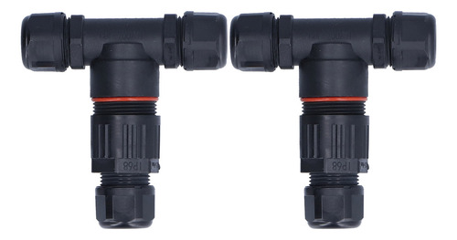 As Conector De Cable Impermeable Para Luces, 2 Unidades,