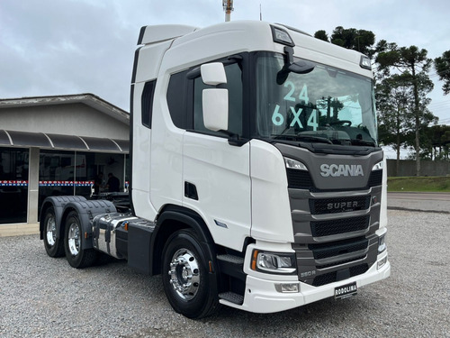 Caminhão Scania S 560 Branco 6x4 2024 540 Traçado R540 R560
