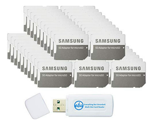 Paquete De 50 Adaptadores De Tarjeta De Memoria Samsung Micr