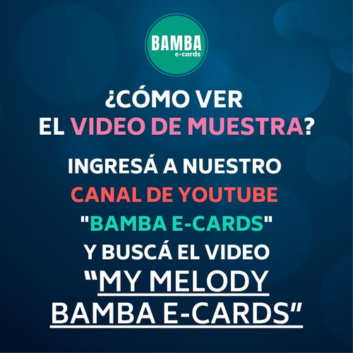 Video Invitación Animada - Cientos De Modelos - My Melody