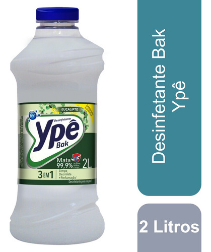 Desinfetante Bak Eucalipto 2 Litros Ypê Eucalipto