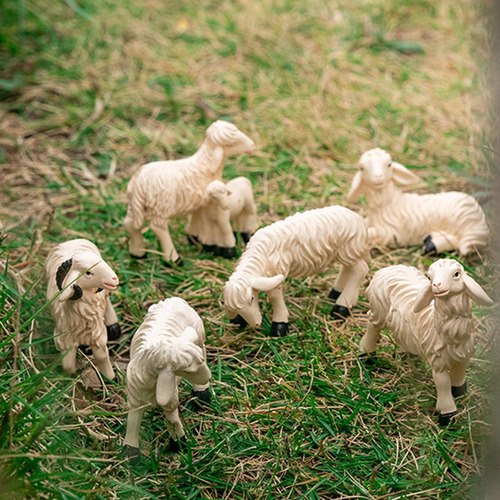 Li Juego De 6 Figuras De Animales De Granja For Casa De