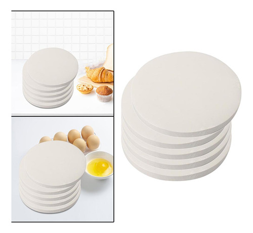 3 Revestimiento De Papel De Pergamino 500 Piezas 12cm Blanco
