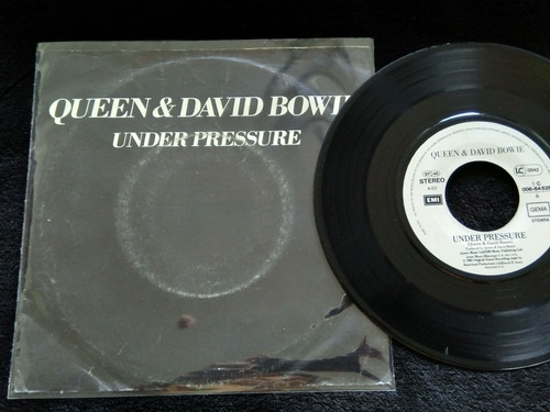 Vinilo Single 7 Queen David Bowie Under Pressure 1981 (Usado)