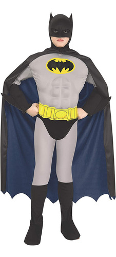 Disfraz De Batman Gris Clasico Para Niños Y Adolescentes Envio Gratis 