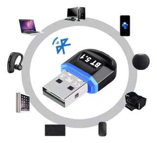 Transmisor Y Receptor Bluetooth V5.1 De Audio Y Datos Pc