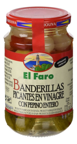 11657 El Faro Banderillas Españolas Picantes 370grs