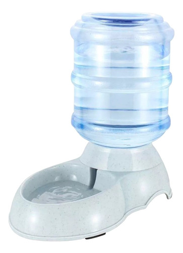 Bebedero Dispensador De Agua Para Mascotas 3.8 Litros Color Blanco