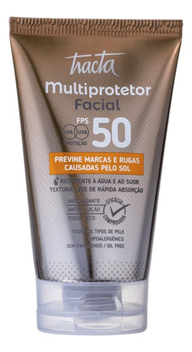 Tracta Multiprotetor Fps50 Protetor Solar Facial 50g