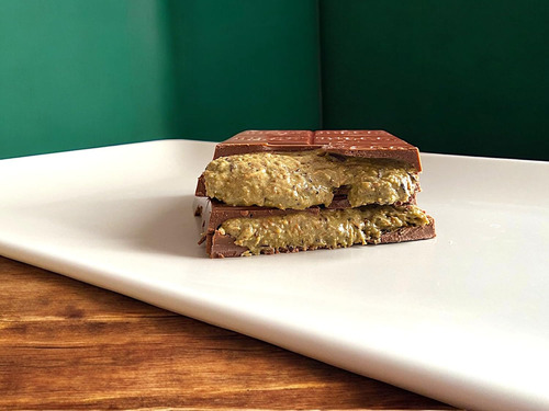 Dubai - Barra Kunafa De Chocolate Con Pistacho, 7.05 Oz (7 O