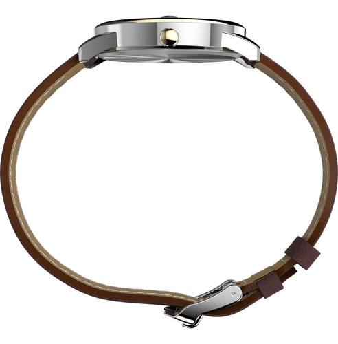 Reloj Timex Easy Reader Para Hombre, Funda De 35 Mm Y Correa