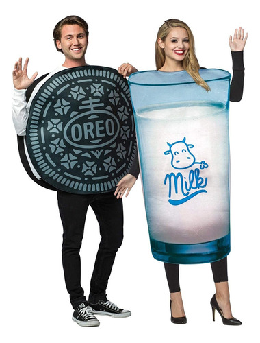 Disfraz De Pareja - Milk-n-cookies. Blanco Y Negro.