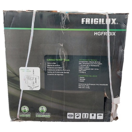 Horno A Gas Frigilux Hgfr-3ix