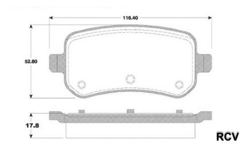 Balatas Disco  Trasera Para Ford Freestar   2005