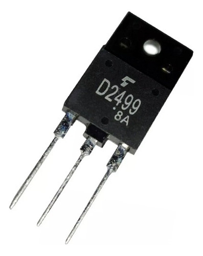 02 Unidades De D2499 Transistor Salida Horizontal Con Damper