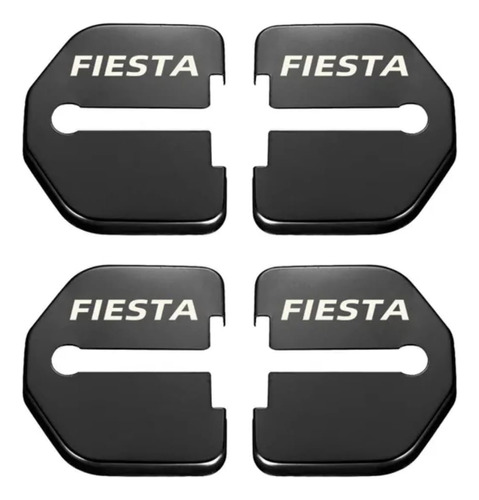 Cubre Cerraduras Puertas Ford Fiesta 4 Unidades 