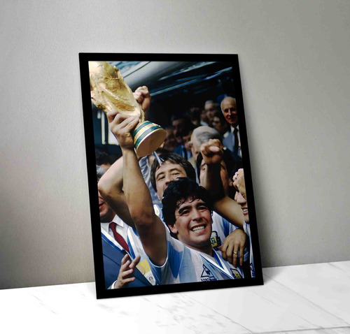 Cuadro Diego Maradona 04 Madera & Vidrio (35x47)