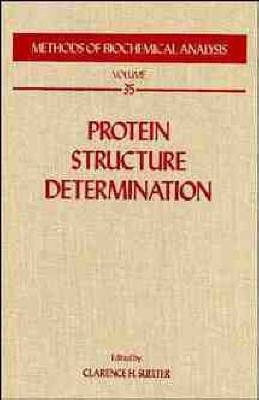 Libro Protein Structure Determination - Clarence H. Suelter