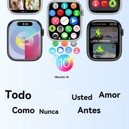 Smartwatch 2.15 Hd Pantalla Cuadrada Con Funciones Completas