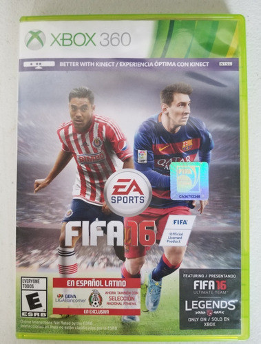 Fifa 16 Formato Fisico En Español Para Xbox 360