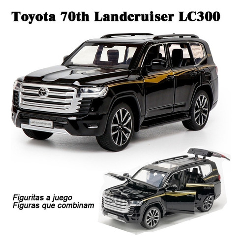 70th 2023 Toyota Land Cruiser Lc300 Miniatura Metal Coche