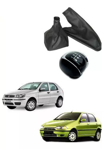 Kit Coifa de Alavanca Com Manoplas de Câmbio Carro Fiat Mobi 2016