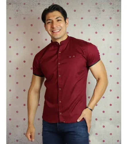 Camisas manga 2025 corta de vestir
