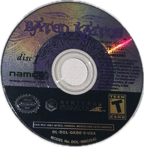 Baten Kaitos Origins - Nintendo Gamecube - Solo Disco 1 