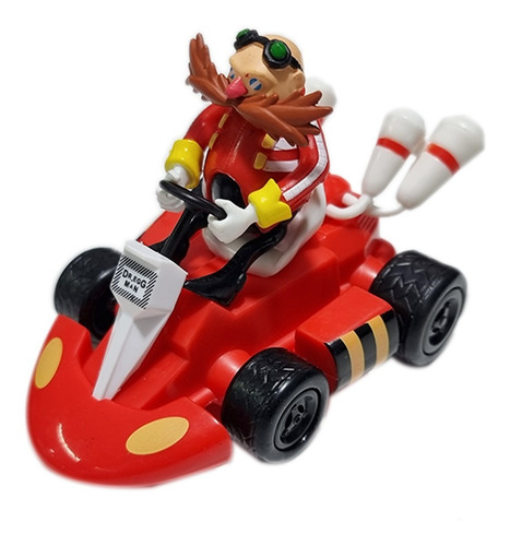 Carro Super Sonic Kart Impulso Muñeco Colección