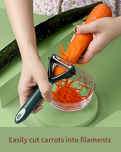 Peladores De Verduras Tododli : Set De 3, Acero Inoxidable,
