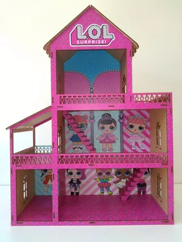 Casa De Boneca Loja Chocolate Com Luz Cx Música Doll House - R$ 420